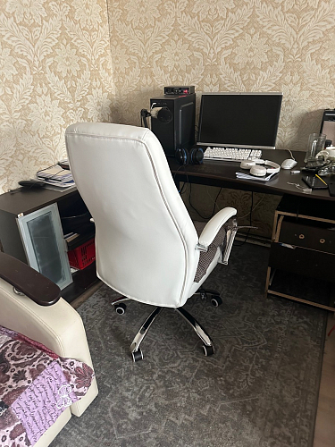 Компьютерное кресло Aragon dark grey - Уцененный экземпляр фото покупателя 29