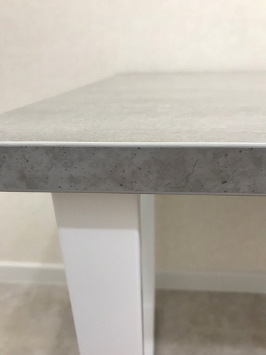 Деревянный стол Лота Лофт 140х80 черный матовый / бетон светлый фото покупателя 849