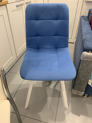 Стул на металлокаркасе Чилли черный / зеленый фото покупателя 1405