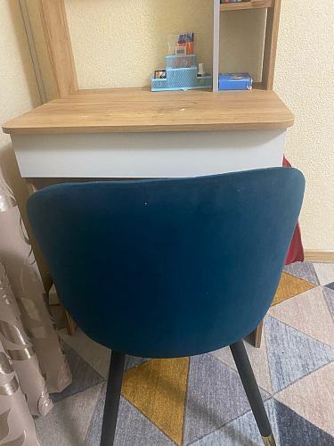 Стул на металлокаркасе Gabi gray / black фото покупателя 82