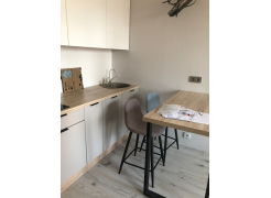 Полубарный стул Луиджи голубой TD3052-4 / черный фото покупателя 1