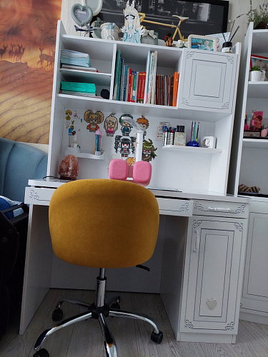 Компьютерное кресло Melody/Мелоди молочное фото покупателя 133