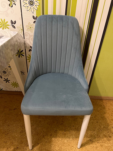 Стул на металлокаркасе Kora dark gray / black фото покупателя 46