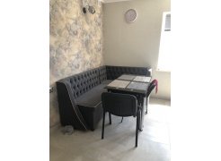 Кухонный диван Лофт левый микровельвет бежевый фото покупателя 1