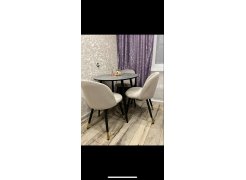 Стул на металлокаркасе Gabi 1 gray / black фото покупателя 277