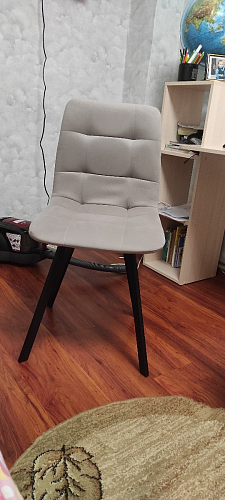 Комплект стульев Чилли 4 шт темно-серый / черный фото покупателя 606