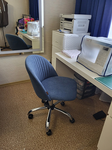 Компьютерное кресло Melody/Мелоди молочное фото покупателя 169