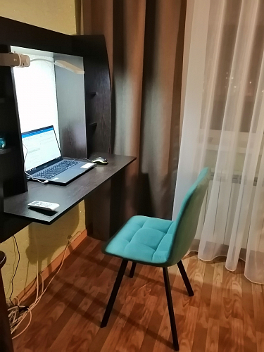 Комплект из "Стул на металлокаркасе Чилли розовый / черный каркас" 2 шт. фото покупателя 855