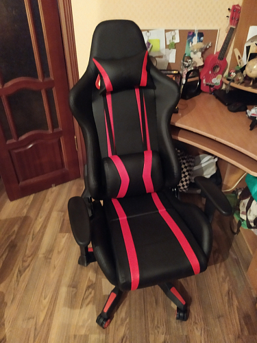 Компьютерное кресло Blok red / black фото покупателя 28