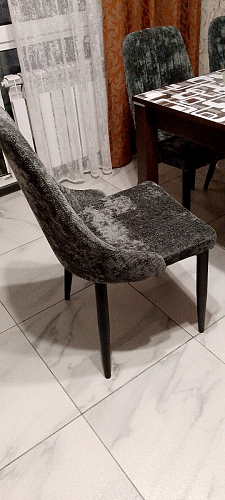 Стул на металлокаркасе Kora light purple / black фото покупателя 373