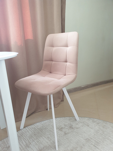 Стул на металлокаркасе Чилли зеленый / белый каркас фото покупателя 320