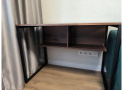 Письменный стол Клер Лофт черный матовый / бетон фото покупателя 38