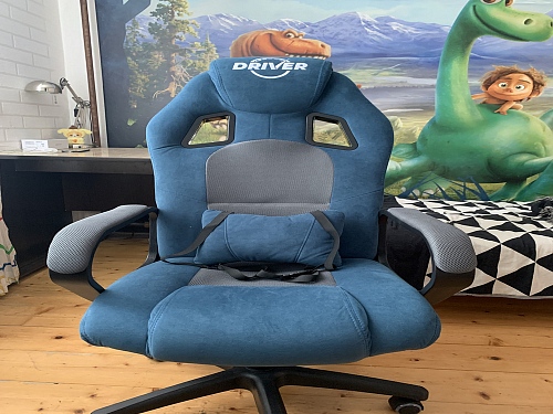 Компьютерное кресло Driver/Драйвер кожзам черный / серый фото покупателя 99