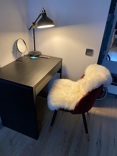 Стул на металлокаркасе Gabi 1 light purple / black / gold фото покупателя 39