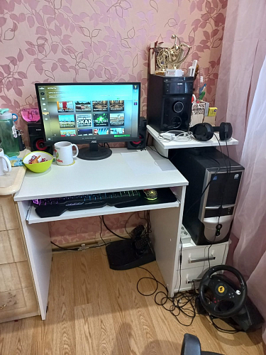 Компьютерный стол Джаз-24 левый дуб сонома фото покупателя 26