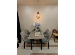 Стул на металлокаркасе Kora green / black фото покупателя 341