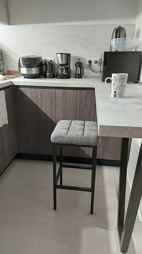 Полубарный стул Лофт мадера 20 / белый матовый фото покупателя 228