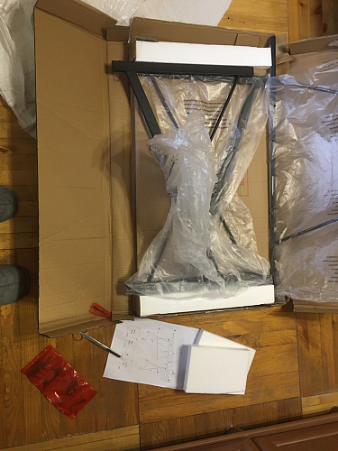 Письменный стол Wd-09/Вд-09 burnt/обгоревшее дерево фото покупателя 3