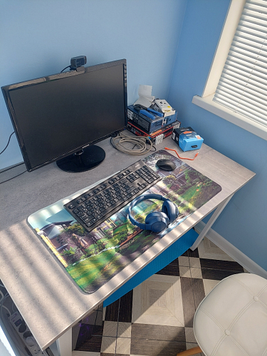 Стол раскладной Лота Лофт 120 25 мм юта / черный матовый фото покупателя 418