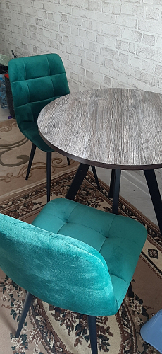 Комплект стульев Чилли 2 шт бежевый / черный фото покупателя 1294