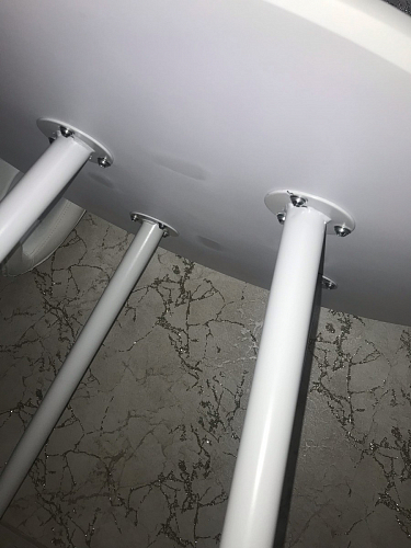 Стол круглый Bianka 80 white фото покупателя 10