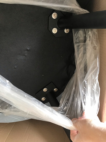 Стул на металлокаркасе Gabi 1 light purple / black / gold фото покупателя 219