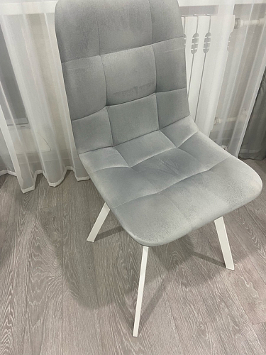 Стул на металлокаркасе Чилли черный / зеленый фото покупателя 793