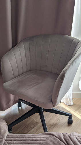 Компьютерное кресло Тибо confetti chocolate / белый фото покупателя 24