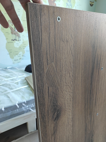 Письменный стол Битти Лофт 116х60х75 дуб вотан / белый матовый фото покупателя 86