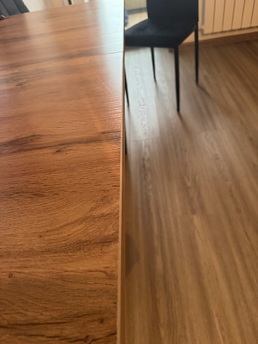 Деревянный стол Лота Лофт 120x75 дуб крафт табачный / черный матовый фото покупателя 748