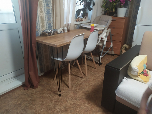 Стул Cindy Eames mod. 001 khaki / natural фото покупателя 405