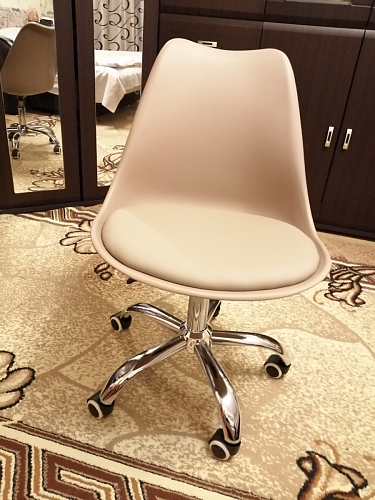 Компьютерное кресло Kolin cappuccino / chrome фото покупателя 116