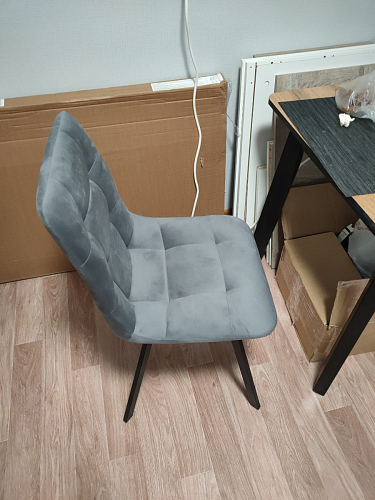 Стул на металлокаркасе Чилли горчичный / черный фото покупателя 1062