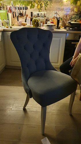 Деревянный стул Милано 1 бежевый / белый фото покупателя 60