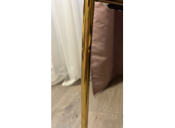 Стул на металлокаркасе Kamelia зеленый / золото фото покупателя 63