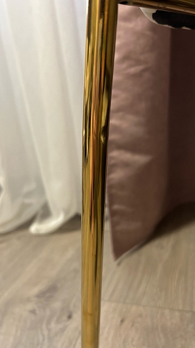 Стул на металлокаркасе Kamelia green / gold фото покупателя 63