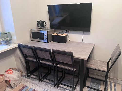 Стол раскладной Лота Лофт 120 25 мм юта / черный матовый фото покупателя 678