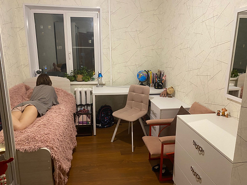 Стул на металлокаркасе Чилли синяя ткань / белый фото покупателя 44