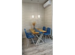 Стул на металлокаркасе Чилли светло-серый / черный фото покупателя 22