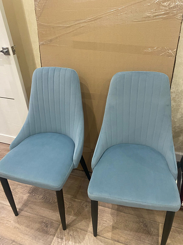 Стул на металлокаркасе Kora green / black фото покупателя 17