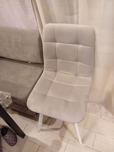 Стул на металлокаркасе Чилли К кирпичный / черный фото покупателя 294