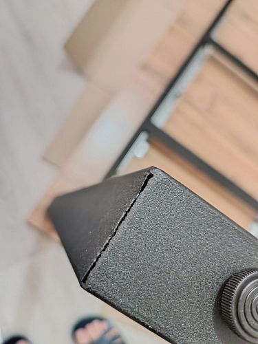 Деревянный стол Лота Лофт 120х75 белый матовый / дуб крафт золотой фото покупателя 176