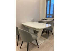 Стул на металлокаркасе Gabi gray / black фото покупателя 460