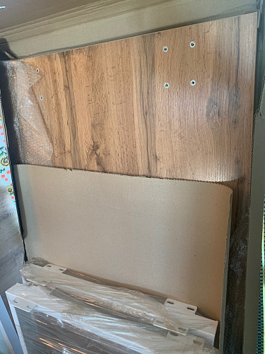 Деревянный стол Лота Лофт 120х75 белый матовый / дуб крафт золотой фото покупателя 941