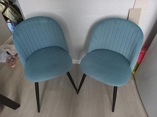 Стул на металлокаркасе Gabi latte / gold / black фото покупателя 401