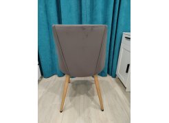 Стул на металлокаркасе Morgan light blue / black фото покупателя 3