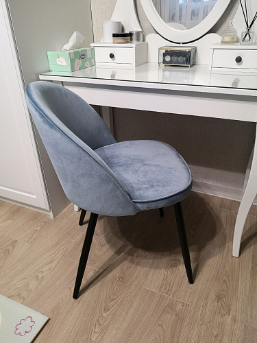 Стул на металлокаркасе Dodo blue фото покупателя 53