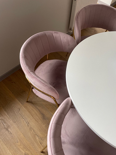 Стул на металлокаркасе Kamelia gold / gray фото покупателя 3