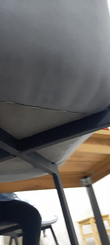 Стул на металлокаркасе Челси бежевый / черный фото покупателя 249