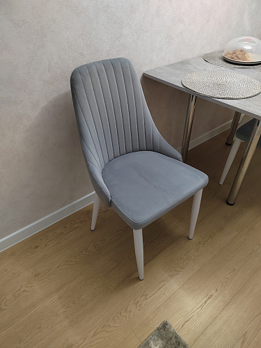 Стул на металлокаркасе Kora beige / black фото покупателя 437